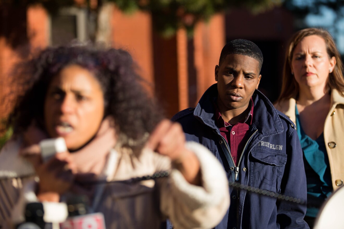 Wayzaro Walton (middle, pictured at a rally organized on her behalf in Hartford on December 4, 2018) was apprehended by federal Immigration and Customs Enforcement agents on Tuesday, March 26 while participating in an immigration check-in.